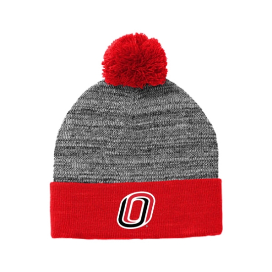 Picture of UNO Sport-Tek® Heather Pom Pom Beanie (UNO-EMB-002)