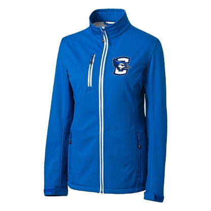 Picture of Creighton Ladies Clique Stretch Softshell Full Zip Jacket