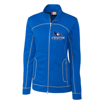Picture of Creighton Ladies Clique Helsa Womens Full Zip Knit Jacket