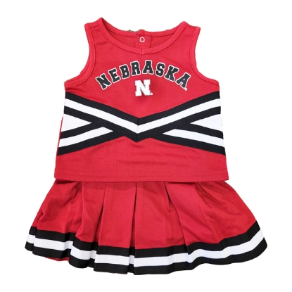 Picture of Nebraska Colosseum® Girl's Carousel 2 Piece Toddler Cheer Set