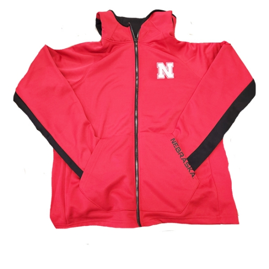 Picture of Nebraska Colosseum® Dr Full Zip Hooded Sweatshirt