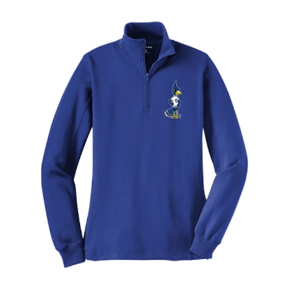 Picture of Creighton Sport-Tek® Ladies  Retro Billy 1/4 Zip Sweatshirt