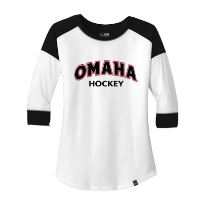 Picture of UNO Ladies Heritage Blend 3/4-Sleeve Baseball Raglan Shirt