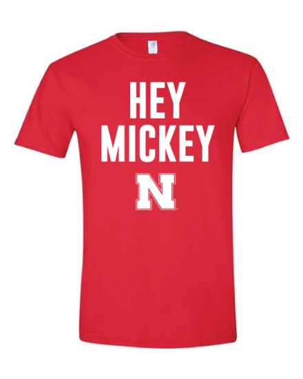 Picture of Nebraska Football Hey Mickey Softstyle T-shirt (NU-292)