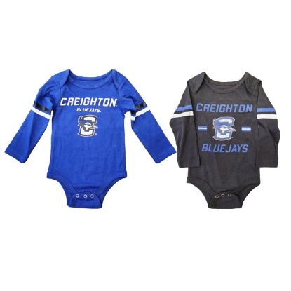 Picture of Creighton Colosseum® 2 Pack Long Sleeve Onsie