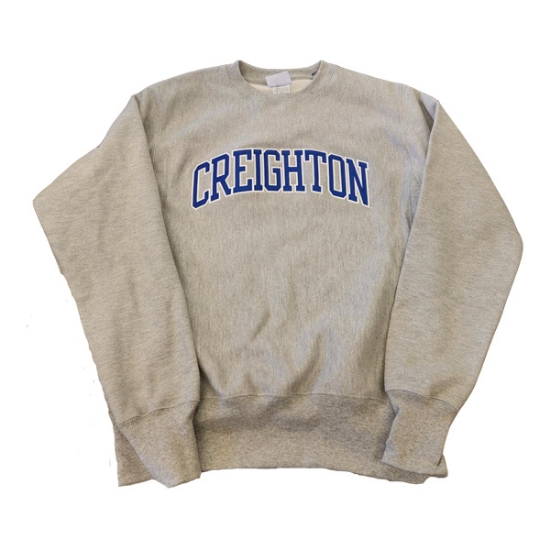 Lawlor's Custom Sportswear | Creighton Champion® Rev Weave Crewneck ...