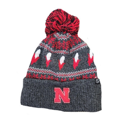 Picture of Nebraska Z Carousel Knit Hat