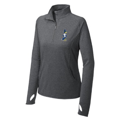 Picture of Creighton Sport-Tek® Ladies Retro Billy 1/4 Zip Pullover