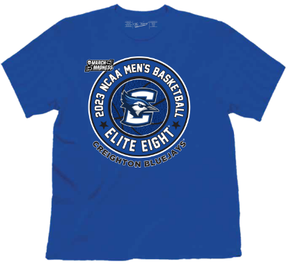 Picture of Creighton Basketball 2023 Elite 8 Short Sleeve Shirt (Circle Logo)