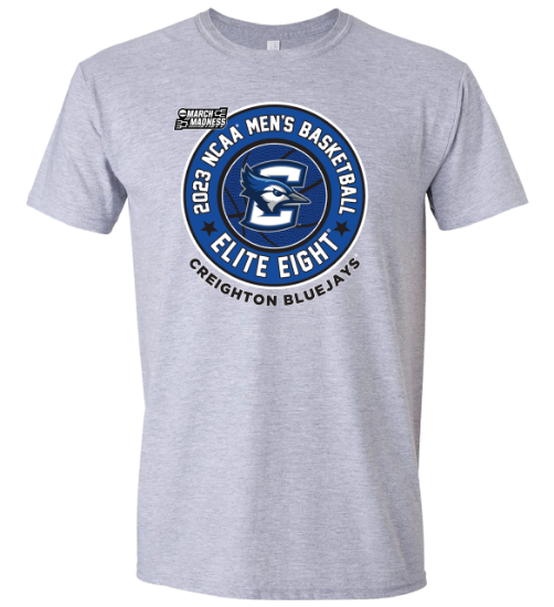 Picture of Creighton Basketball 2023 Elite 8 Short Sleeve Shirt (Circle Logo)