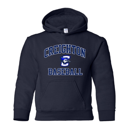 Picture of Creighton Baseball YOUTH Hooded Sweatshirt (CU-299)