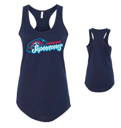 Picture of Supernovas Women's Ideal Racerback Tank - navy