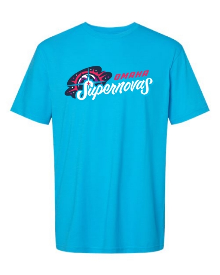 Picture of Supernovas Softstyle CVC T-shirt - caribbean mist