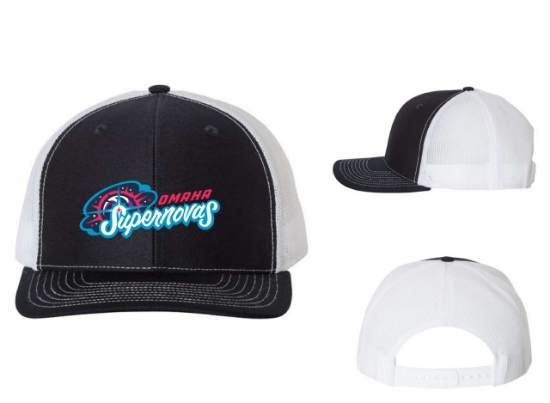 Picture of Supernovas Snapback Trucker Cap - navy/white