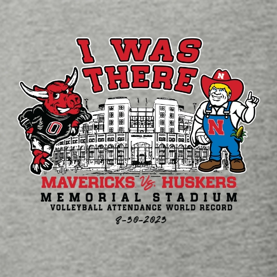 Lawlor's Custom Sportswear UNO vs NU Volleyball Day in Nebraska Performance Tshirt