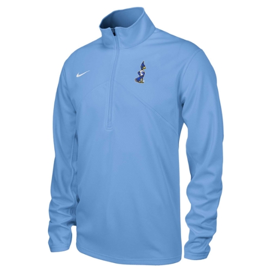 Men's Nike Black Creighton Bluejays Throwback Wordmark Quarter-Zip