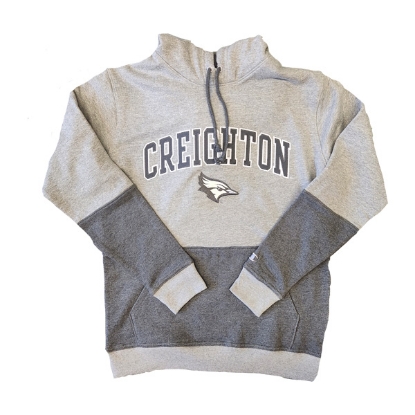 Picture of Creighton Champion® Big Stripe Hooded Sweatshirt