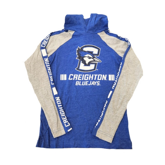 Picture of Creighton Colosseum® Ned Hooded Long Sleeve Shirt