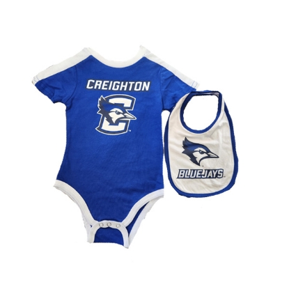 Picture of Creighton Colosseum® Encore Onesie & Bib Set 