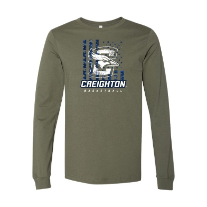Picture of Creighton Basketball Military Long Sleeve Shirt(CU-323)