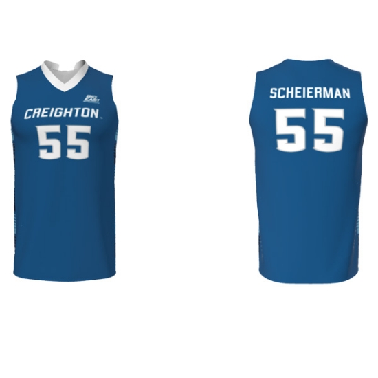 Picture of Creighton #55 Scheierman Basketball Jersey