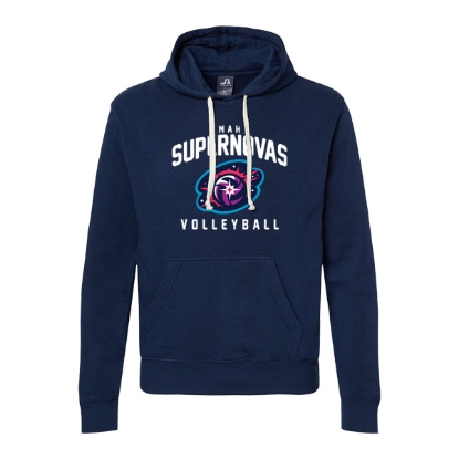 Picture of Supernovas Triblend Fleece Hooded Sweatshirt - Navy (SN-003)