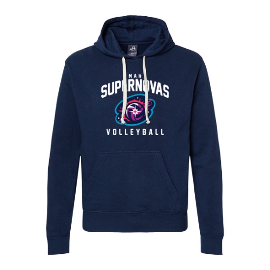 Picture of Supernovas Triblend Fleece Hooded Sweatshirt - Navy