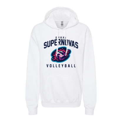 Picture of Supernovas Softstyle Midweight Hooded Sweatshirt - White