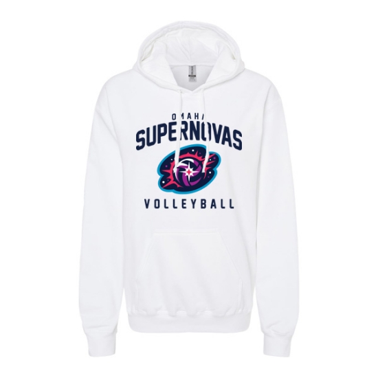 Picture of Supernovas Softstyle Midweight Hooded Sweatshirt - White