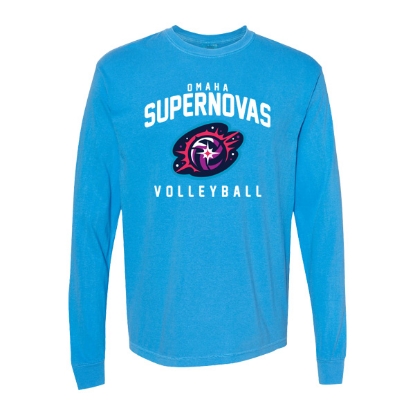 Picture of Supernovas Unisex Garment-Dyed Heavyweight Long Sleeve - Royal Caribbean 