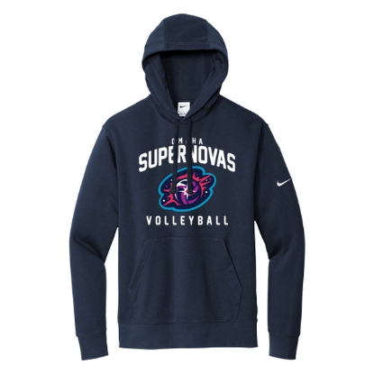 Picture of Supernovas Nike® Club Fleece Hooded Sweatshirt - navy