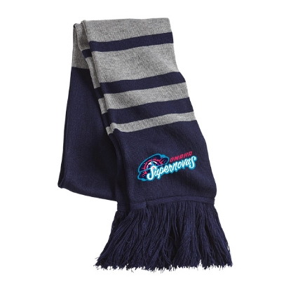 Picture of Supernovas Sportsman Soccer Scarf - Navy/Grey