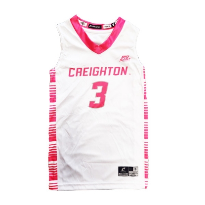 Picture of Creighton #3 Basketball Pink Out Jersey