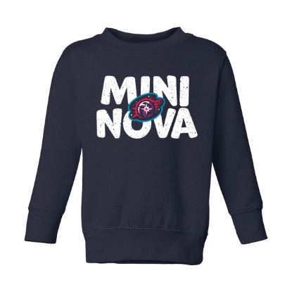 Picture of Supernovas TODDLER Fleece Crewneck Sweatshirt - navy