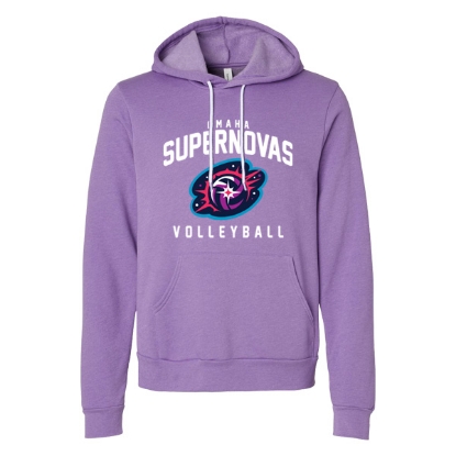 Picture of Supernovas Sponge Fleece Hooded Sweatshirt - Heather Purple