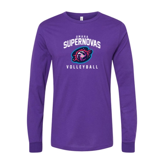 Picture of Supernovas Unisex Jersey Long Sleeve Shirt - Purple