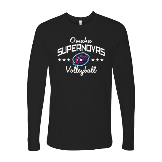 Picture of Supernovas Glow-In-The-Dark Long Sleeve - Black