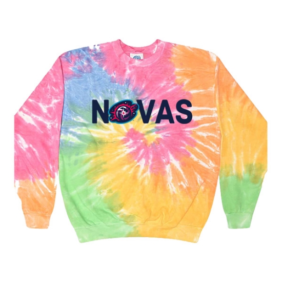 Picture of Supernovas Tie-Dyed Fleece Crewneck Sweatshirt - Eternity