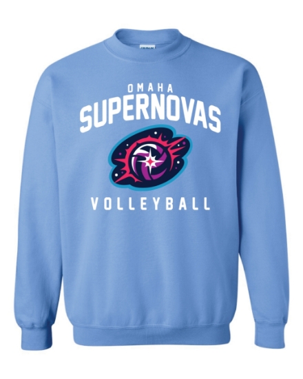 Picture of Supernovas Crewneck Sweatshirt - Carolina Blue