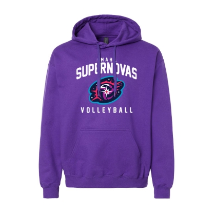 Picture of Supernovas Softstyle Midweight Hooded Sweatshirt - Purple