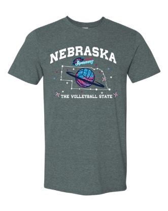 Picture of Supernovas Softstyle Volleyball State Shirt (SN-036) - Dark Heather