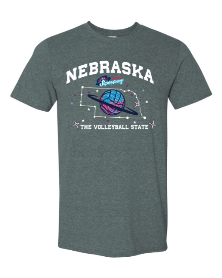 Picture of Supernovas Softstyle Volleyball State Shirt (SN-036) - Dark Heather