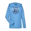 Picture of Creighton Youth Performance Hooded Long Sleeve Shirt (CU-209)
