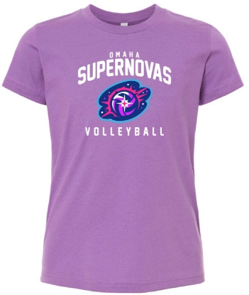 Picture of Supernovas YOUTH Short Sleeve Shirt - Purple (SN-003)