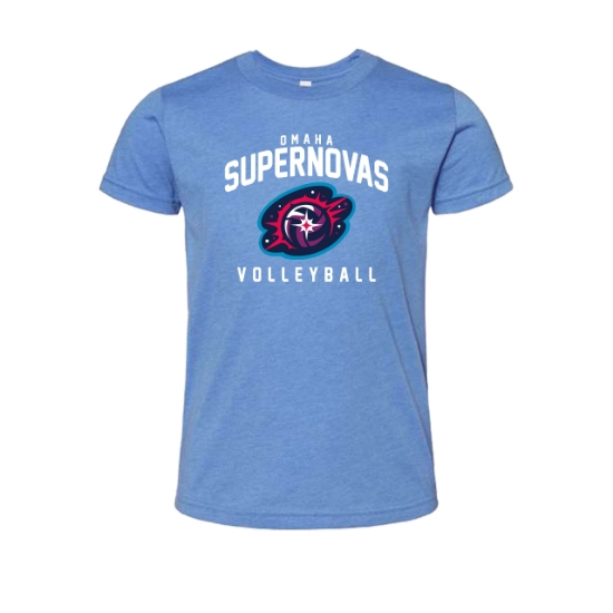 Picture of Supernovas Softstyle  Youth Short Sleeve Shirt -Columbia Blue (SN-003)