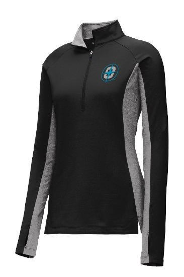 Picture of Supernovas Ladies DARK NITE Shiny O 1/4 Zip