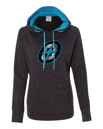 Picture of Supernovas Ladies DARK NITE Shiny O Cosmic Hoodie
