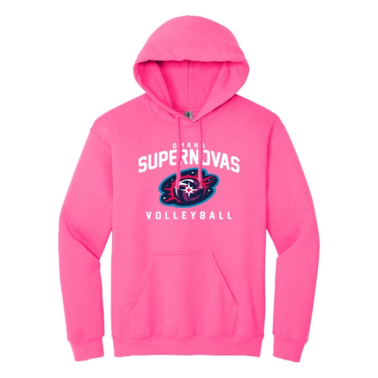 Picture of Supernovas Hooded Sweatshirt - Safety Pink