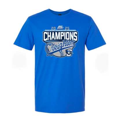 Picture of Creighton 2025 Big East Baseball Regular Season Champions Short Sleeve Shirt CU-400