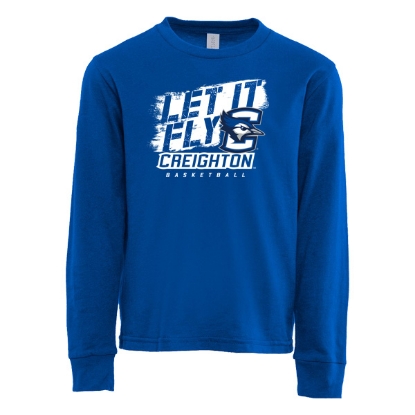 Picture of Creighton Youth Basketball Long Sleeve Shirt (CU-179)